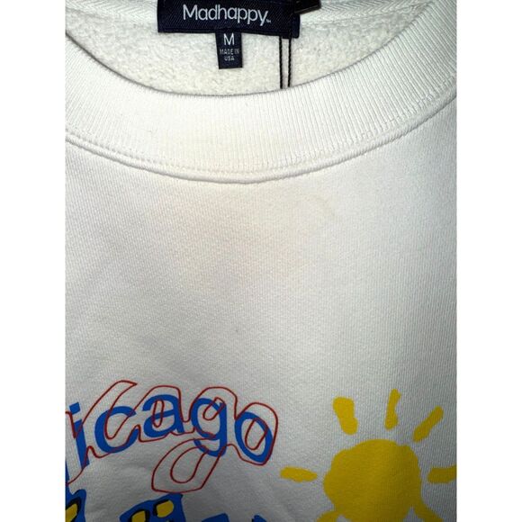 NWT Madhappy Chicago Exclusive Fleece Crewneck size M - Picture 6 of 9